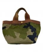 Herve Chapelierエルベシャプリエ）の古着「コーデュラナイロン・舟型トート 707W」｜カモフラージュ