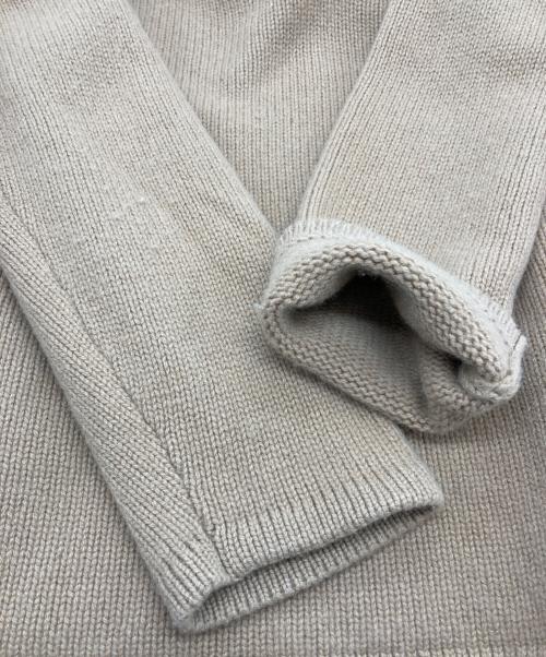 walenode（ウェルノード）WALENODE (ウェルノード) カシミヤVネックニット ベージュ サイズ:1の古着・服飾アイテム