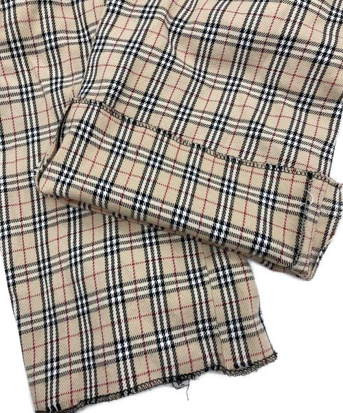 BURBERRY LONDON（バーバリーロンドン）BURBERRY LONDON (バーバリーロンドン) ノバチェックパンツ ベージュ サイズ:42の古着・服飾アイテム