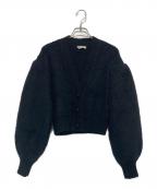 FENDIフェンディ）の古着「モヘヤニットカーディガン」｜ブラック
