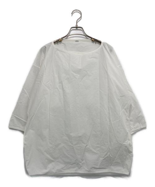 45R（フォーティファイブ・アール）45R (フォーティファイブ・アール) プルオーバーブラウス ホワイトの古着・服飾アイテム