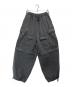 .kom（ドットコム）の古着「セパレート カーゴパンツ/ワイドデニム イージーパンツ」｜グレー
