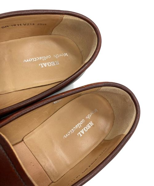 REGAL worth collection（リーガルワースコレクション）REGAL worth collection (リーガルワースコレクション) コインローファー ブラウン サイズ:25½の古着・服飾アイテム