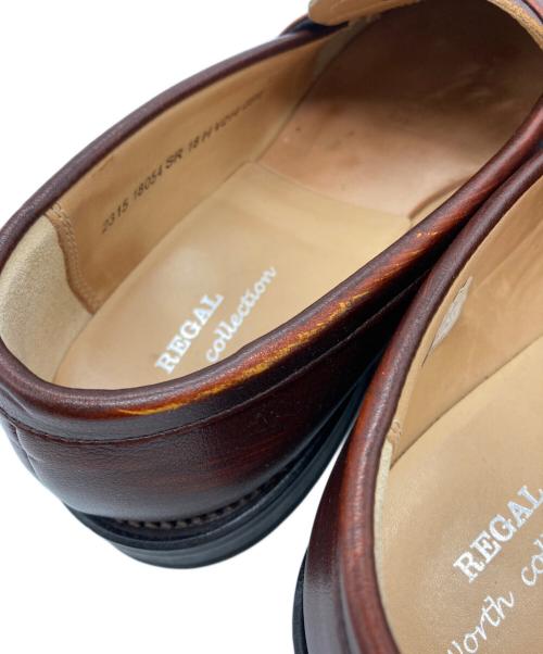 REGAL worth collection（リーガルワースコレクション）REGAL worth collection (リーガルワースコレクション) コインローファー ブラウン サイズ:25½の古着・服飾アイテム