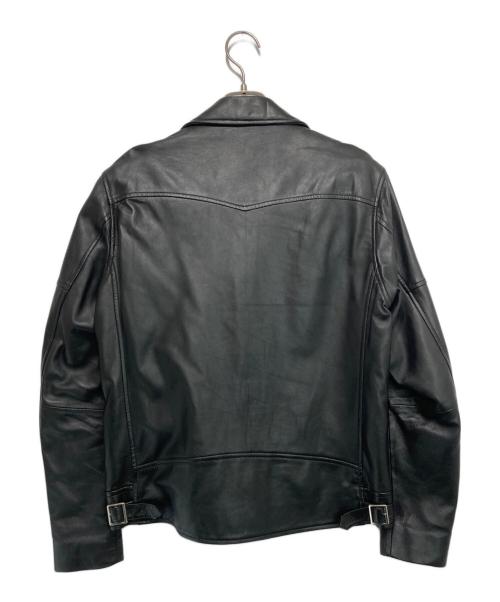 THE CRIMIE（ザ クライミー）THE CRIMIE (ザ クライミー) LAMB LEATHER W RIDERS JACKET ブラック サイズ:Mの古着・服飾アイテム