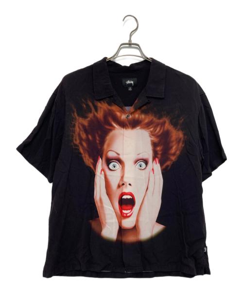 stussy（ステューシー）stussy (ステューシー) HARUMI GIRL SHIRT ネイビー サイズ:Mの古着・服飾アイテム