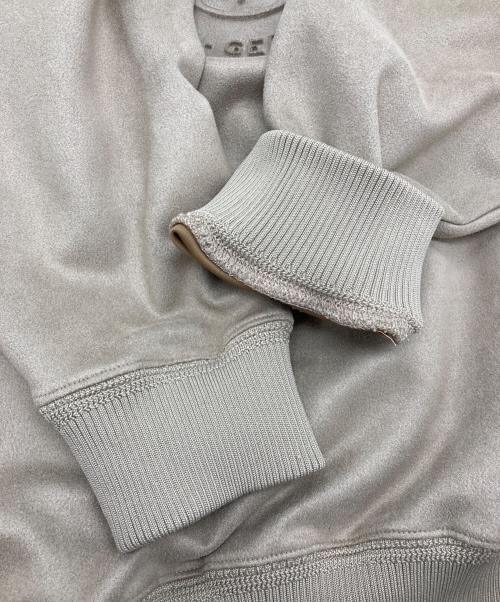 Paris Saint-Germain（パリサンジェルマン）PARIS SAINT-GERMAIN (パリサンジェルマン) フェイクスウェード クルーネックスウェット ベージュ サイズ:XLの古着・服飾アイテム