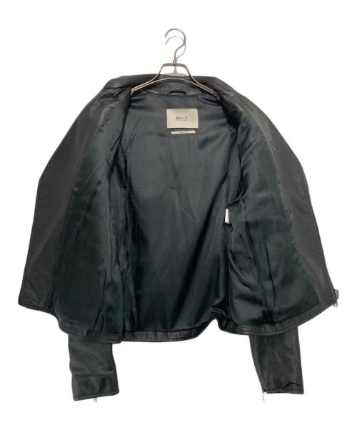 BALLY（バリー）BALLY (バリー) ダブルライダースジャケット ブラック サイズ:XLの古着・服飾アイテム