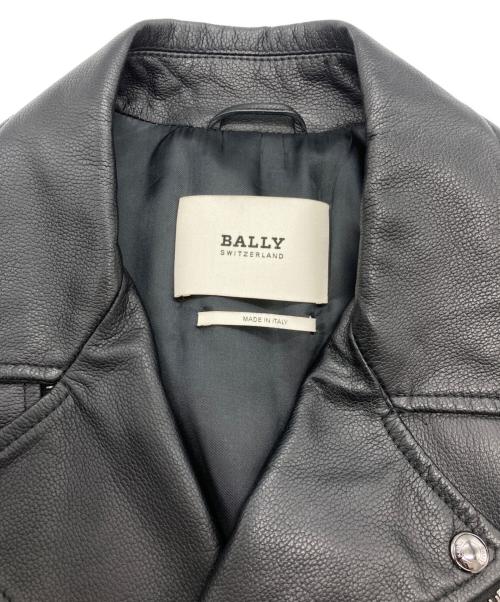 BALLY（バリー）BALLY (バリー) ダブルライダースジャケット ブラック サイズ:XLの古着・服飾アイテム