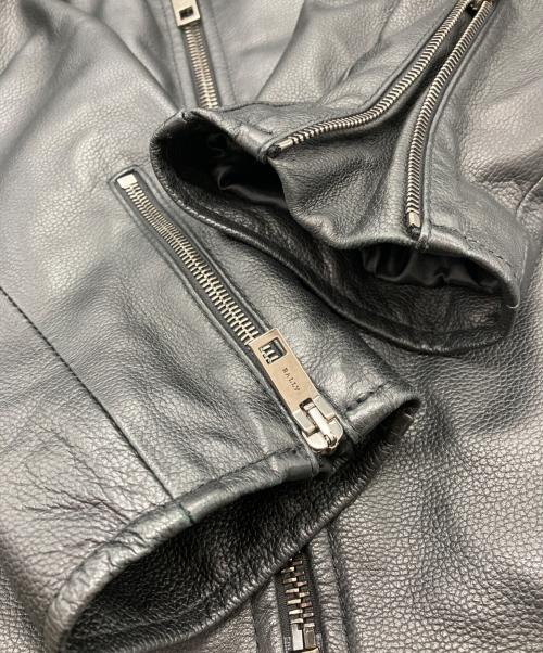 BALLY（バリー）BALLY (バリー) ダブルライダースジャケット ブラック サイズ:XLの古着・服飾アイテム