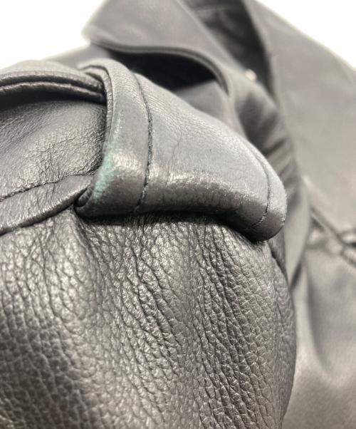 BALLY（バリー）BALLY (バリー) ダブルライダースジャケット ブラック サイズ:XLの古着・服飾アイテム