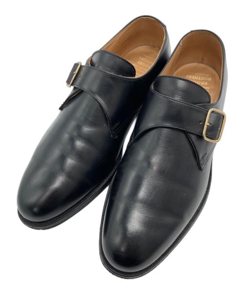 BROOKS BROTHERS（ブルックスブラザーズ）BROOKS BROTHERS (ブルックスブラザーズ) peal&co (ピールアンドコー) モンクストラップシューズ ブラック サイズ:6½Eの古着・服飾アイテム