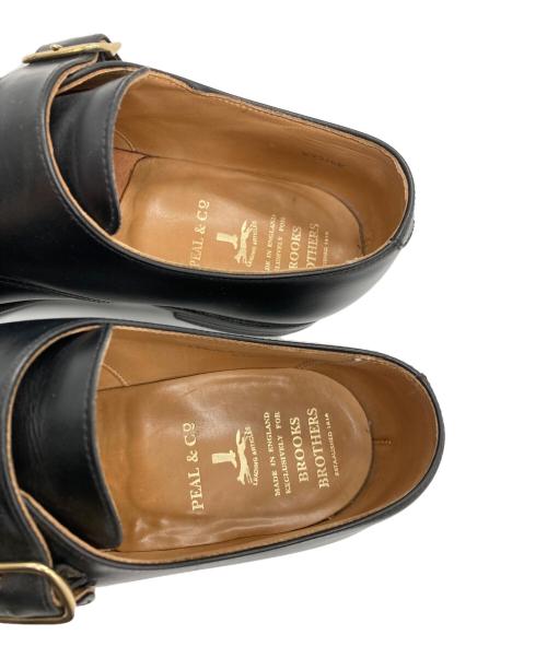 BROOKS BROTHERS（ブルックスブラザーズ）BROOKS BROTHERS (ブルックスブラザーズ) peal&co (ピールアンドコー) モンクストラップシューズ ブラック サイズ:6½Eの古着・服飾アイテム