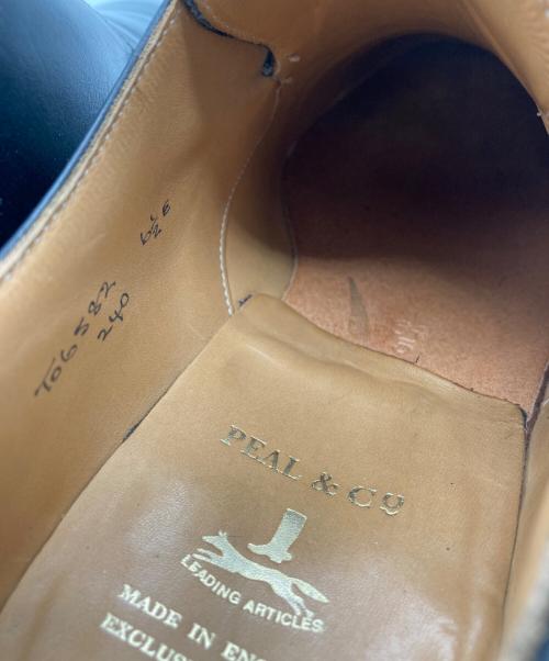 BROOKS BROTHERS（ブルックスブラザーズ）BROOKS BROTHERS (ブルックスブラザーズ) peal&co (ピールアンドコー) モンクストラップシューズ ブラック サイズ:6½Eの古着・服飾アイテム