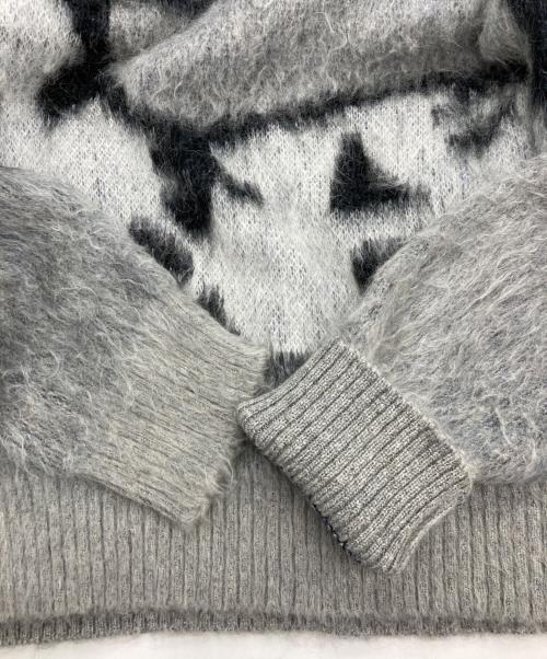 MSGM（エムエスジーエム）MSGM (エムエスジーエム) モヘアニット グレー サイズ:Mの古着・服飾アイテム