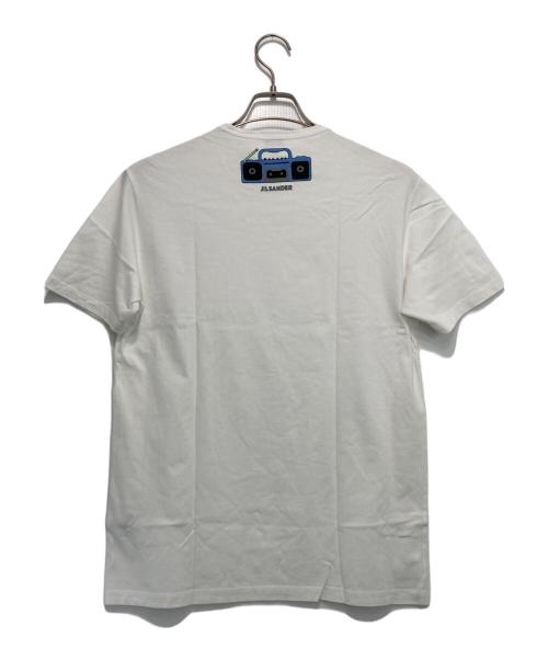 JIL SANDER（ジルサンダー）JIL SANDER (ジルサンダー) ラジカセプリントTシャツ ホワイト サイズ:Sの古着・服飾アイテム