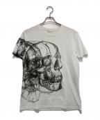 ALEXANDER McQUEENアレキサンダーマックイーン）の古着「スカルプリントTシャツ」｜ホワイト