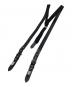 中古・古着 TOGA VIRILIS (トーガ ビリリース) METAL LEATHER SUSPENDERS/レザーサスペンダー ブラック：13000円