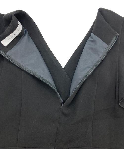 ESTNATION（エストネーション）ESTNATION (エストネーション) ノースリーブワンピース ブラック サイズ:36の古着・服飾アイテム