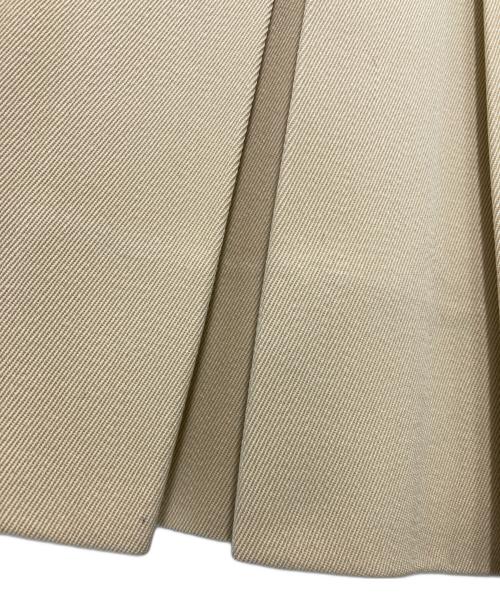 CELINE（セリーヌ）CELINE (セリーヌ) タックプリーツスカート イエロー サイズ:38の古着・服飾アイテム