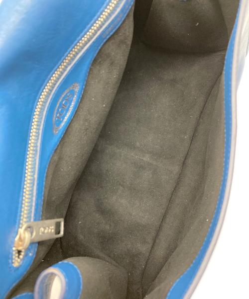 TOD'S（トッズ）TOD'S (トッズ) ダブルT2WAYバッグ ブルーの古着・服飾アイテム