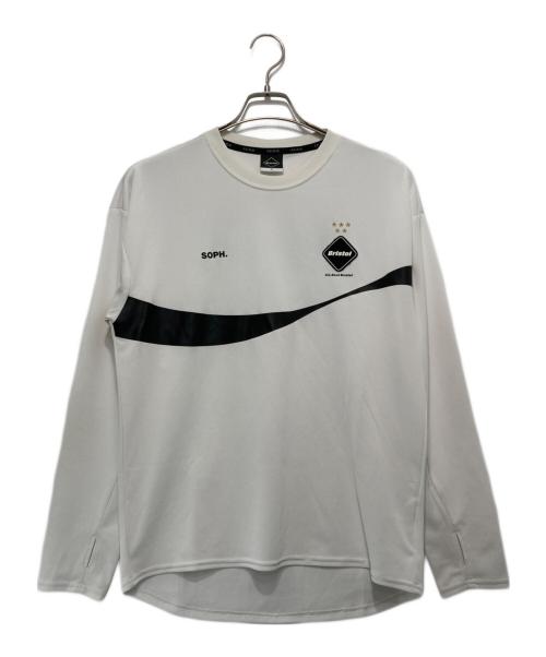 F.C.R.B.（エフシーレアルブリストル）F.C.R.B. (エフシーレアルブリストル) COCA-COLA L/S TOUR TEE ホワイト サイズ:Mの古着・服飾アイテム