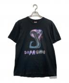 SUPREMEシュプリーム）の古着「SNAKE TEE」｜ブラック