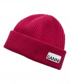 GANNIガニー）の古着「ニット帽」｜ピンク