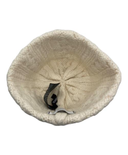 AMI Alexandre Mattiussi（アミアレクサンドルマテュッシ）AMI Alexandre Mattiussi (アミアレクサンドルマテュッシ) ウールニットキャップ アイボリーの古着・服飾アイテム