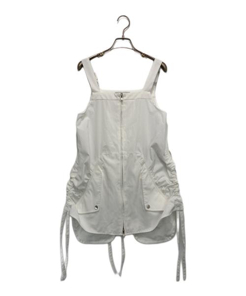 UN3D.（アンスリード）UN3D. (アンスリード) MA-1 DETAIL SHIRT CAMISOLE ホワイト サイズ:38の古着・服飾アイテム