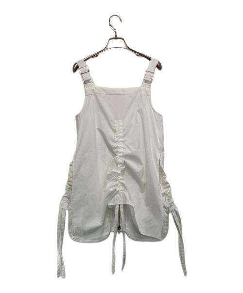 UN3D.（アンスリード）UN3D. (アンスリード) MA-1 DETAIL SHIRT CAMISOLE ホワイト サイズ:38の古着・服飾アイテム