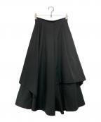 UN3D.アンスリード）の古着「ASYMME LAYERED PT」｜ブラック