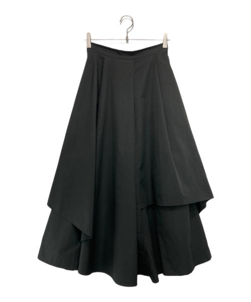 UN3D.（アンスリード）UN3D. (アンスリード) ASYMME LAYERED PT ブラック サイズ:38の古着・服飾アイテム