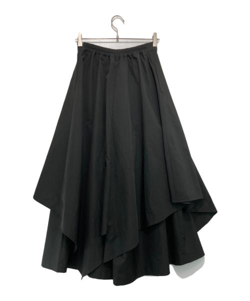 UN3D.（アンスリード）UN3D. (アンスリード) ASYMME LAYERED PT ブラック サイズ:38の古着・服飾アイテム