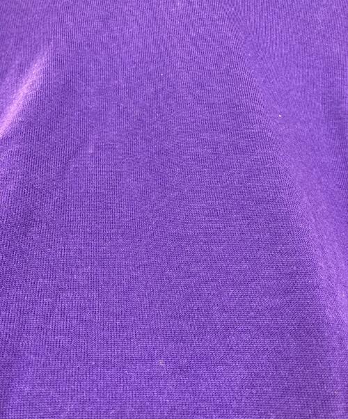 Yves Saint Laurent Rive Gauche（イヴ・サンローラン リヴ・ゴーシュ）Yves Saint Laurent Rive Gauche (イヴ・サンローラン リヴ・ゴーシュ) Vネックニット パープル サイズ:Ｍの古着・服飾アイテム