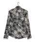 Vivienne Westwood man (ヴィヴィアン ウェストウッド マン) CRＡZY CHECK OSSIE CLARK SHIRTS/クレイジーチェック オジークラークシャツ ホワイト サイズ:44：14000円