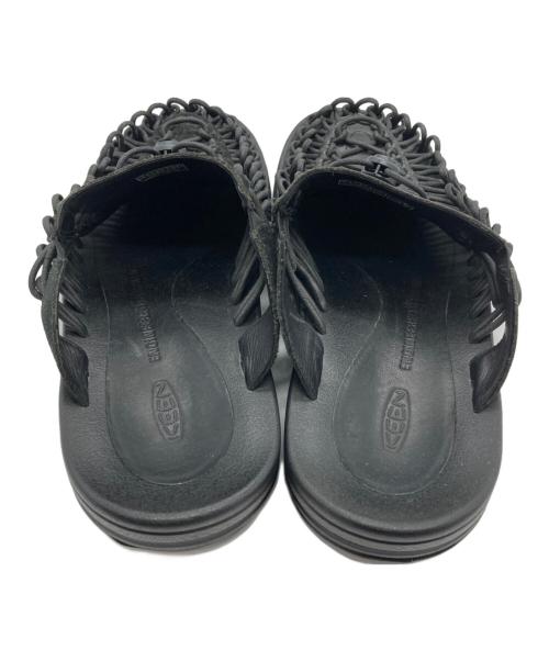KEEN（キーン）KEEN (キーン) Engineered Garments (エンジニアド ガーメンツ) UNEEK PREMIUM LEATHER SLIDE ブラック サイズ:27の古着・服飾アイテム