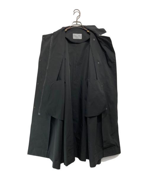 FRAMeWORK（フレームワーク）FRAMeWORK (フレームワーク) 撥水ポンチョトレンチコート ブラック サイズ:36の古着・服飾アイテム