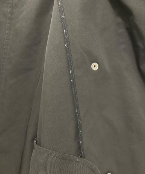 FRAMeWORK（フレームワーク）FRAMeWORK (フレームワーク) 撥水ポンチョトレンチコート ブラック サイズ:36の古着・服飾アイテム