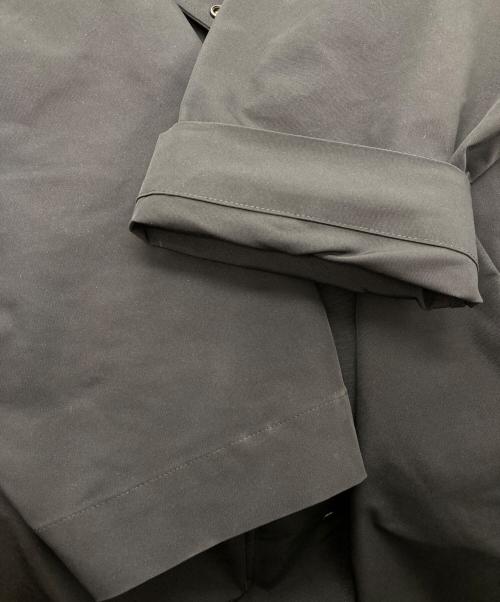 FRAMeWORK（フレームワーク）FRAMeWORK (フレームワーク) 撥水ポンチョトレンチコート ブラック サイズ:36の古着・服飾アイテム