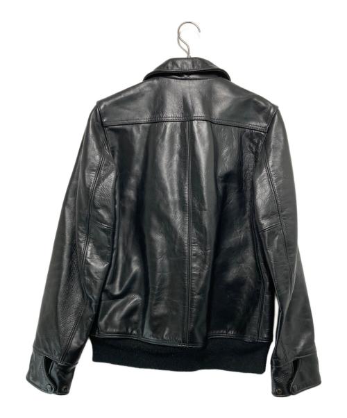 SCHOTT BROS.（ショット）SCHOTT BROS. (ショットブロス) BEAUTY&YOUTH (ビューティーアンドユース) 別注A-2 ホースハイドジャケット ブラック サイズ:40の古着・服飾アイテム