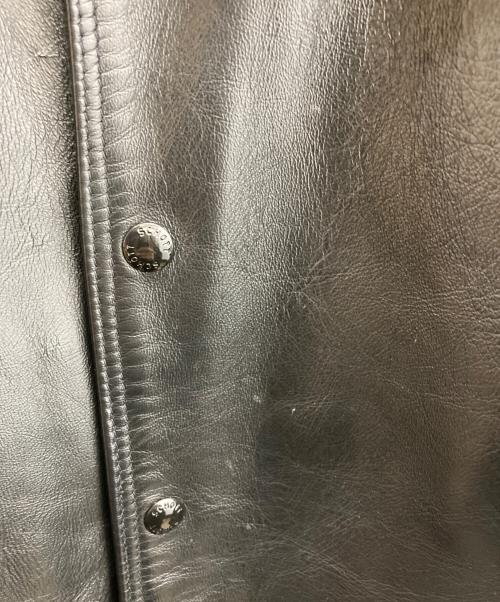 SCHOTT BROS.（ショット）SCHOTT BROS. (ショットブロス) BEAUTY&YOUTH (ビューティーアンドユース) 別注A-2 ホースハイドジャケット ブラック サイズ:40の古着・服飾アイテム