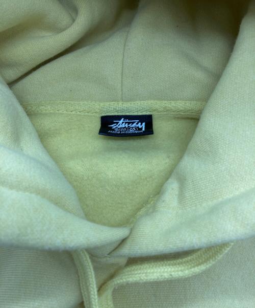 stussy（ステューシー）stussy (ステューシー) プルオーバーパーカー イエロー サイズ:Mの古着・服飾アイテム