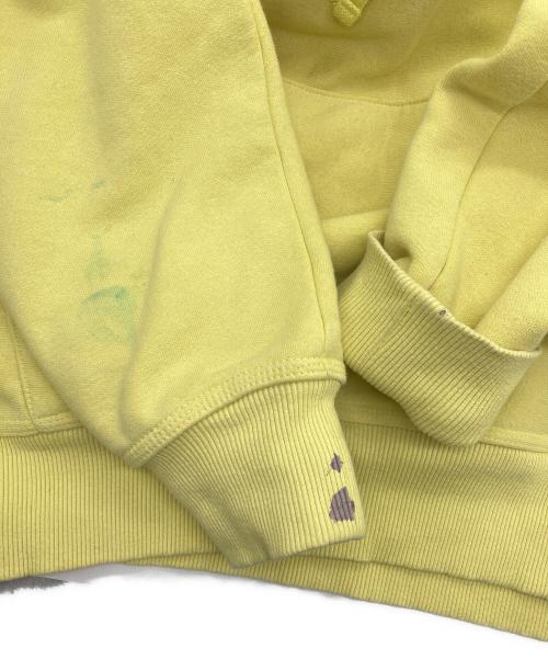 stussy（ステューシー）stussy (ステューシー) プルオーバーパーカー イエロー サイズ:Mの古着・服飾アイテム