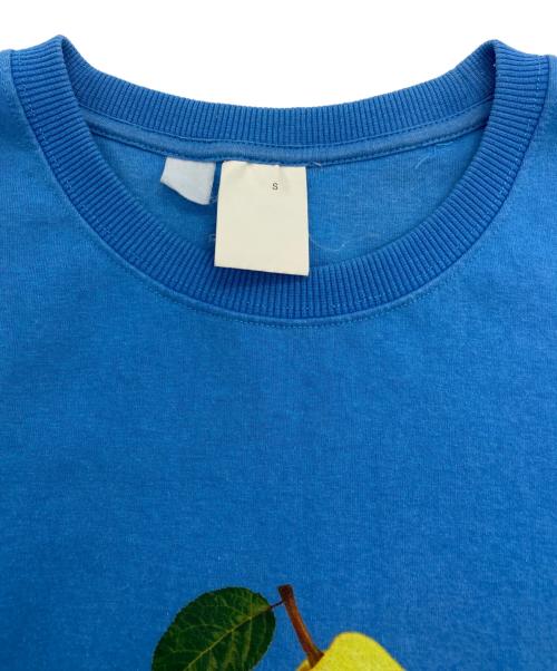 CONP（コンプ）CONP (コンプ) 梨プリントTシャツ スカイブルー サイズ:Sの古着・服飾アイテム