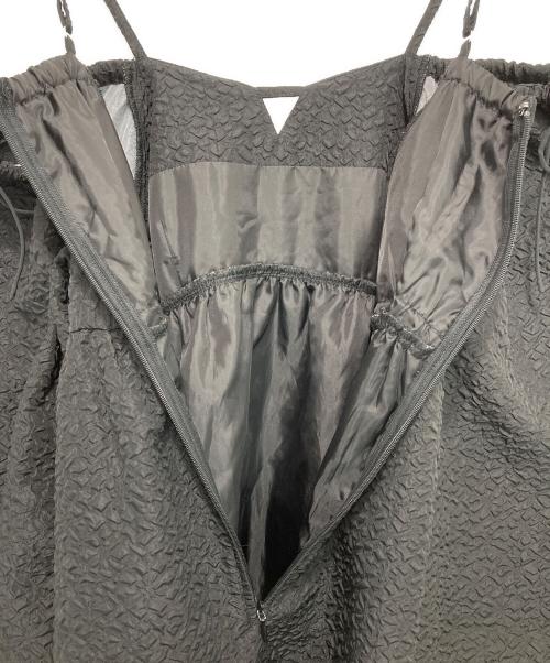 RAY BEAMS（レイ ビームス）RAY BEAMS (レイ ビームス) ジャカードカットアウトワンピース ブラックの古着・服飾アイテム
