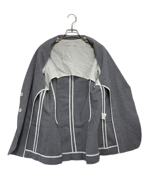 Fabiana Filippi（ファビアナフィリッピ）Fabiana Filippi (ファビアナフィリッピ) チェックジャケット グレー サイズ:36/Sの古着・服飾アイテム