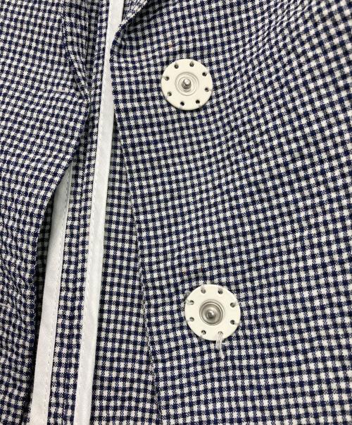 Fabiana Filippi（ファビアナフィリッピ）Fabiana Filippi (ファビアナフィリッピ) チェックジャケット グレー サイズ:36/Sの古着・服飾アイテム