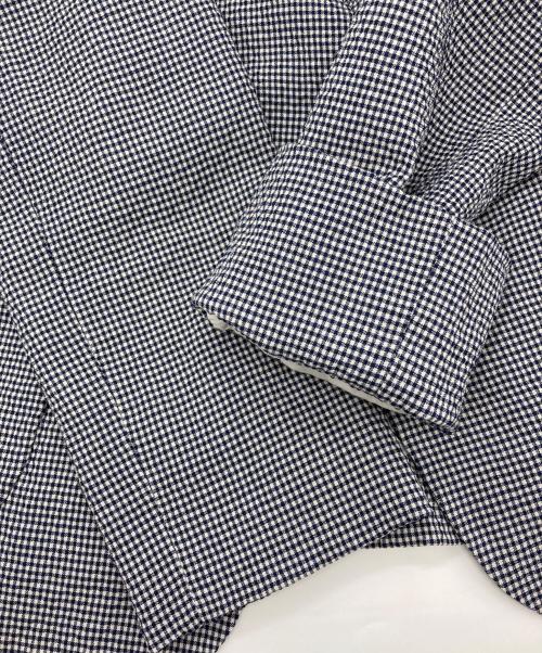 Fabiana Filippi（ファビアナフィリッピ）Fabiana Filippi (ファビアナフィリッピ) チェックジャケット グレー サイズ:36/Sの古着・服飾アイテム