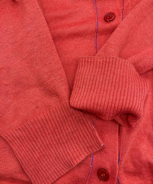 PAUL SMITH（ポールスミス）PAUL SMITH (ポールスミス) カシミヤブレンドマルチカラーボタンカーディガン レッド サイズ:ｌの古着・服飾アイテム